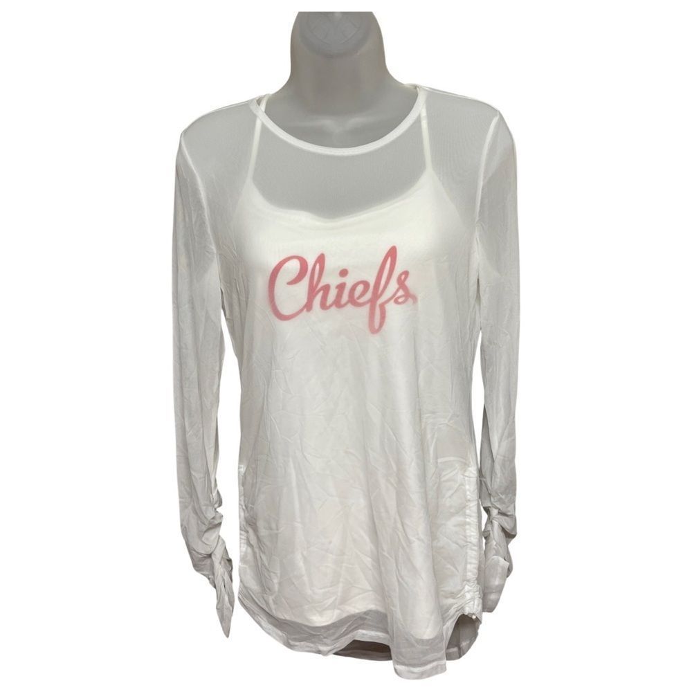 All Sport Apparel Cotton Tank Top with Separate Long Sleeve Mesh Top. - Picture 5 of 16